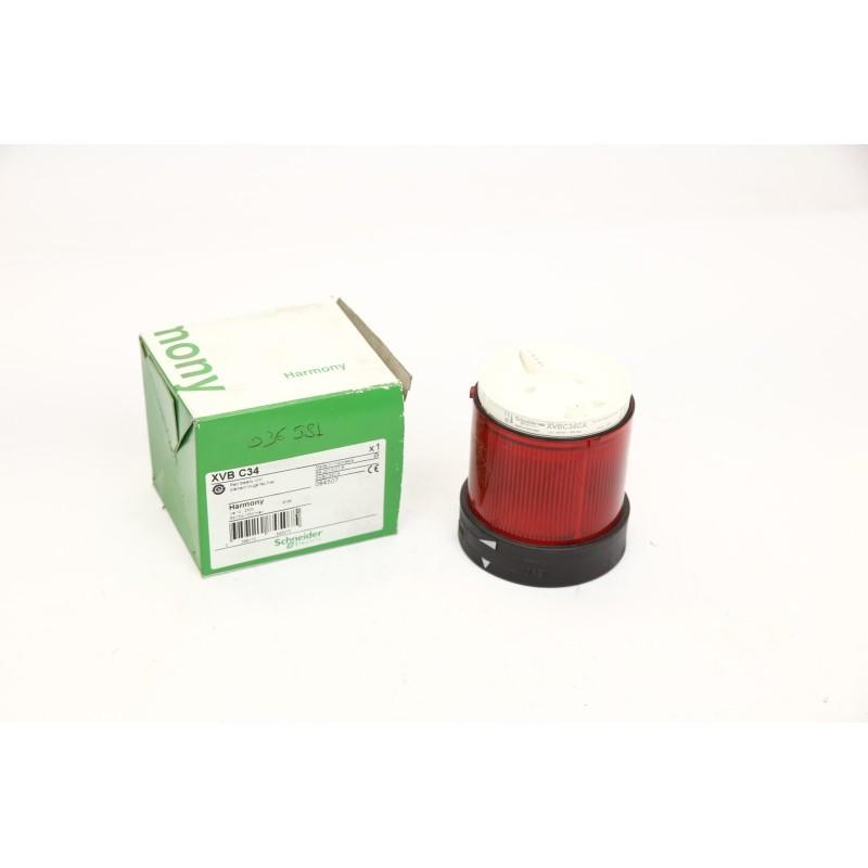 Indicating Bank, 70mm, illuminated lens unit, red, steady on, 10 W, 250 VAC/DC