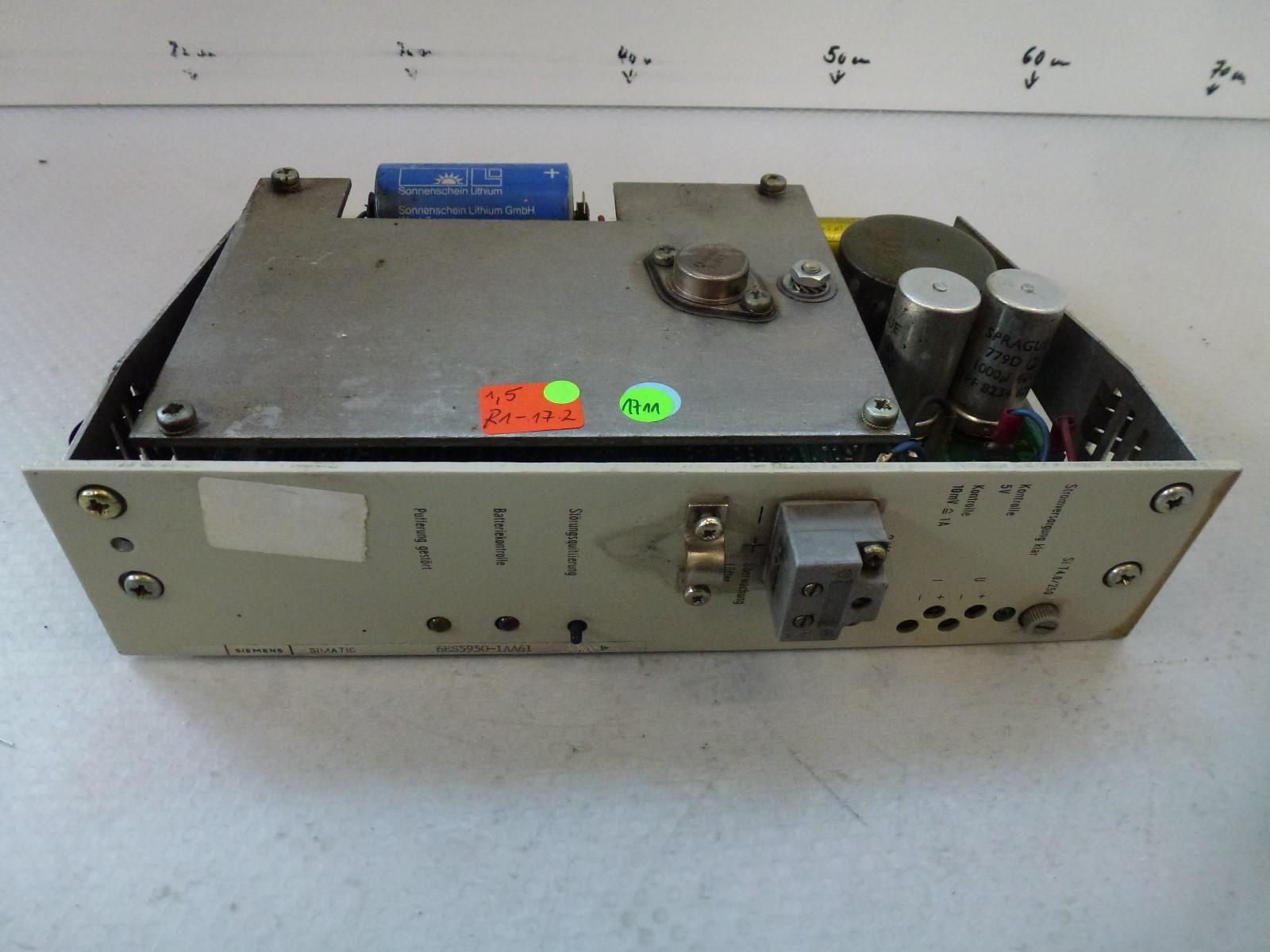 6ES5950-1AA61, Siemens 6ES5 950-1AA61
