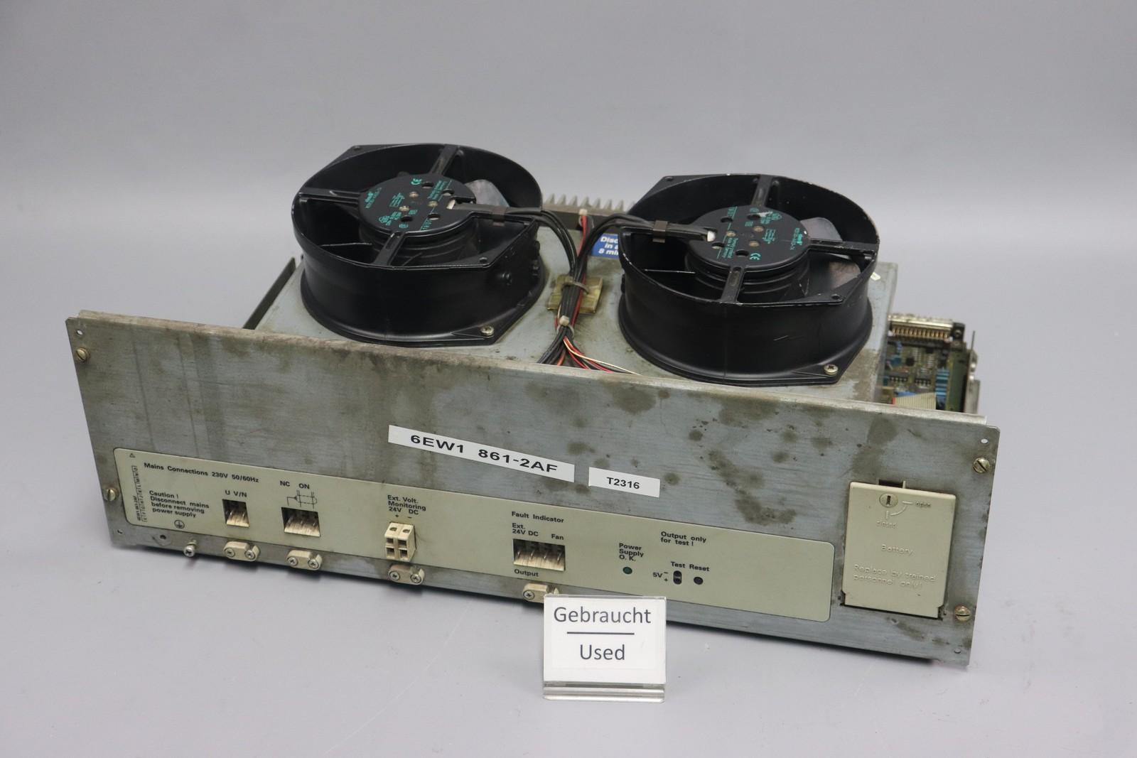Sinumerik 880 6EW1861-2AF 6EW1 861-2AF Alimentation Intégrée D'Occasion