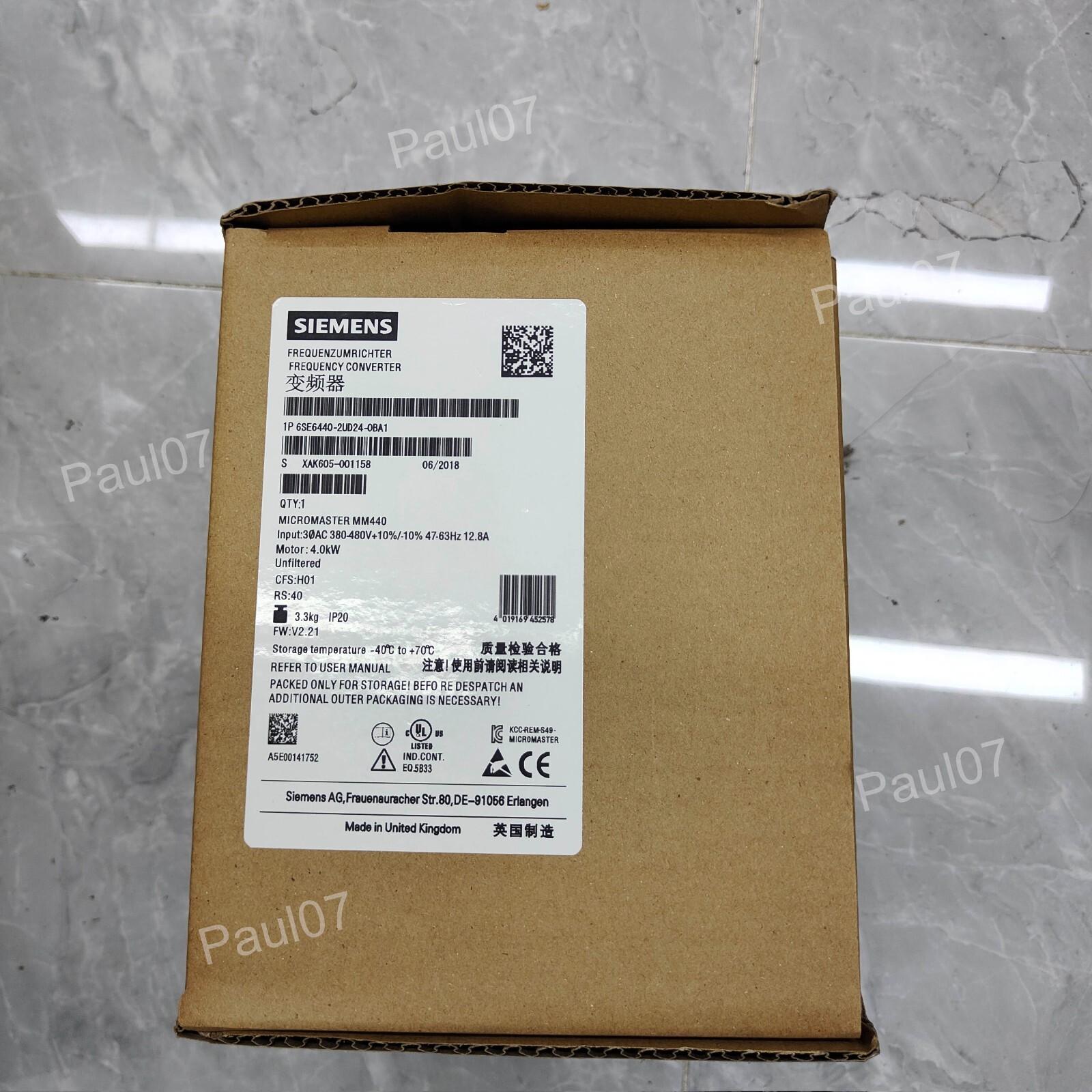 6SE6440-2UD24-0BA1 6SE6 440-2UD24-0BA1 MICROMASTER 440