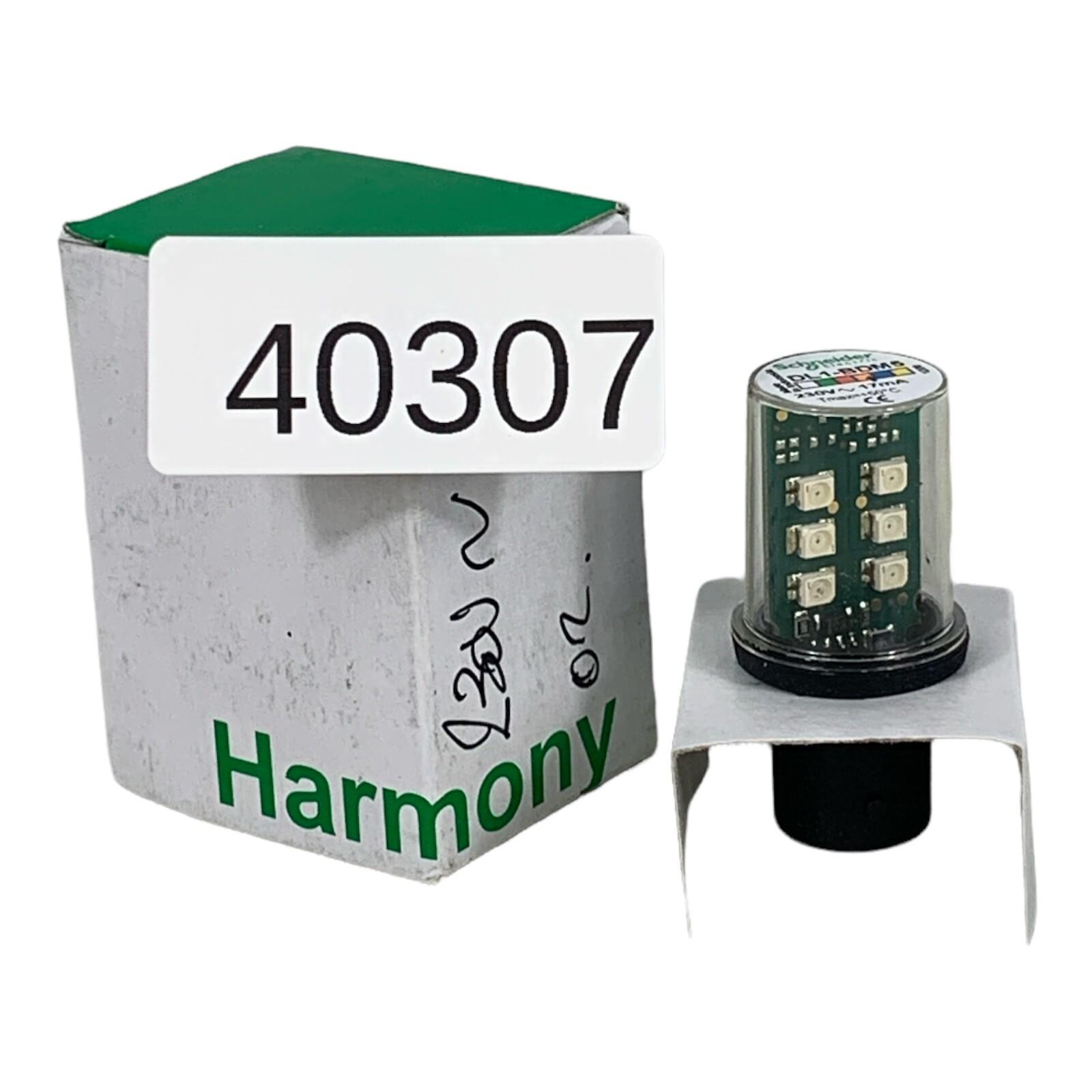LED bulb, Harmony XVB, BA 15d, orange, steady light, 24V AC/DC