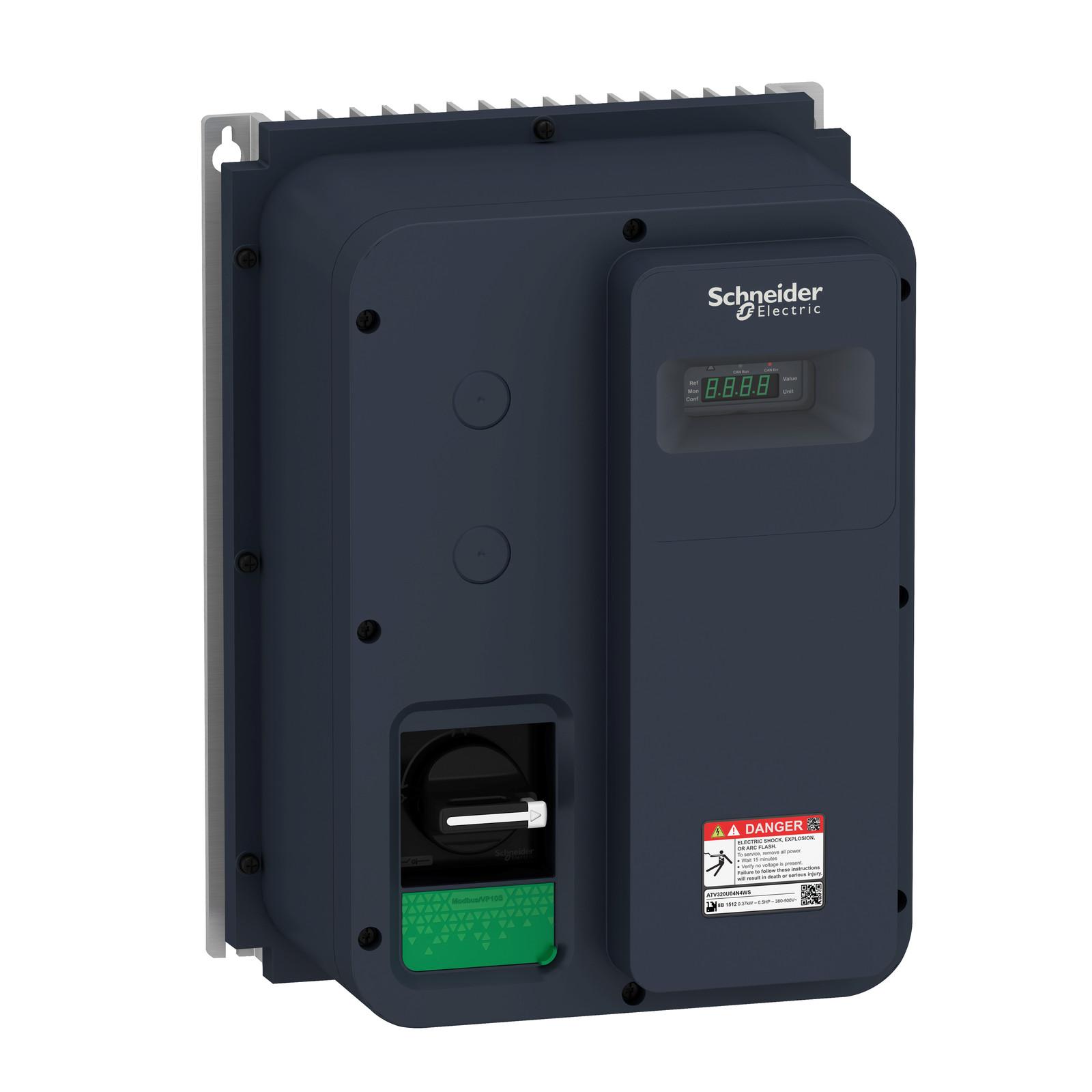 variable speed drive, Altivar Machine ATV320, 1.5kW, 380 to 500V, 3 phases, enclosed, IP65
