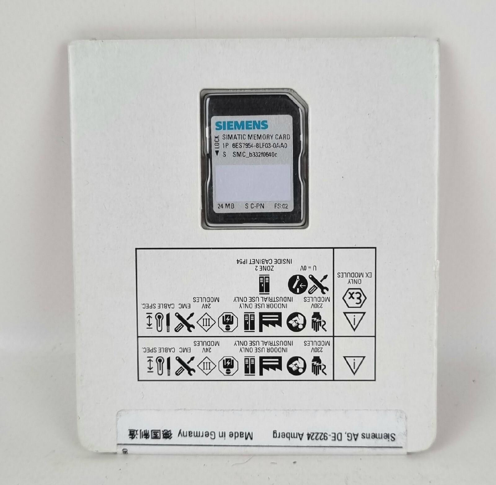 SIMATIC S7 MEMORY CARD. 24 MB
