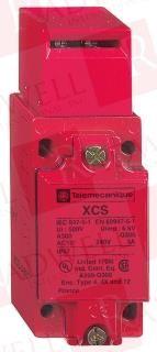 Safety switch, Telemecanique Safety switches XCS, metal XCSA, 1 NC + 2 NO, slow break, 1 entry tapped 1/2" NPT