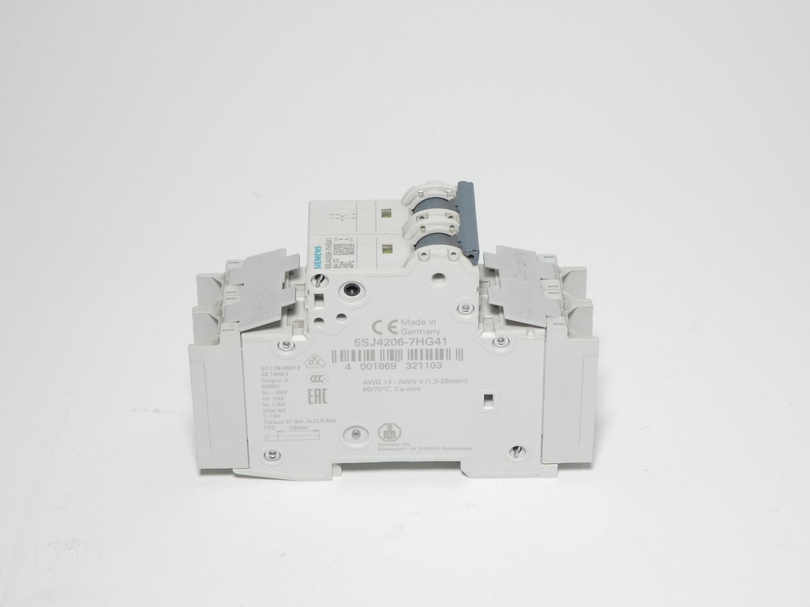 MCB 5SJ4 2P 240V 6A 14K C-TRIP