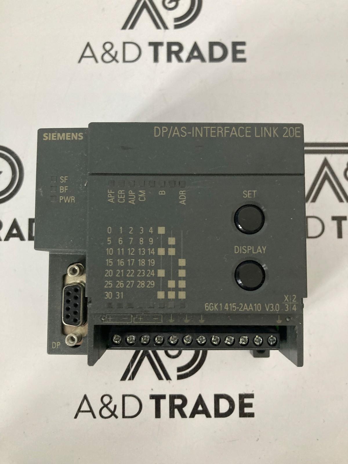 DP/AS-INTERFACE LINK 20(R)SUPPORTS V3.0