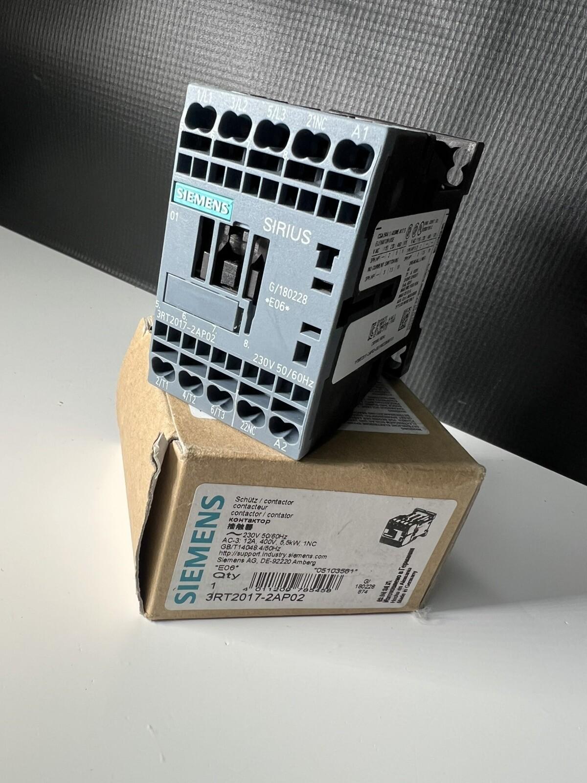 CONTACTOR S00 12A 230VAC 1NC SPRG