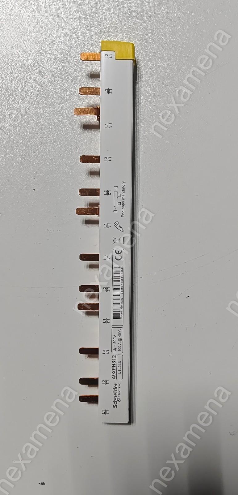 Acti9 - comb busbar - 3L - 18 mm pitch - 12 modules - 100A
