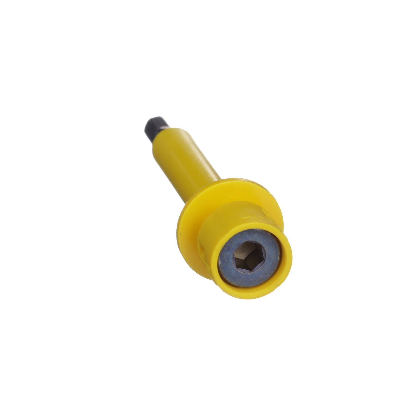 Torque limiting breakaway bits, ComPacT NSXm, power connections, torque 5N.m, yellow, set of 8 parts