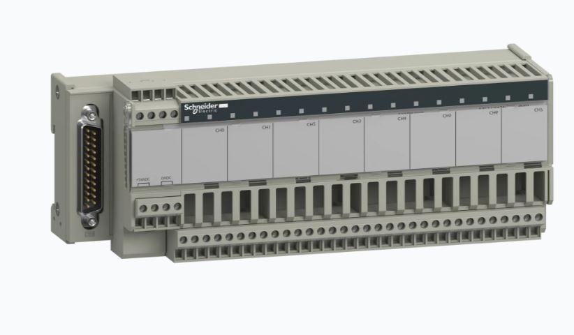 connection sub-base ABE7 - for distribution of 8 analog input channels