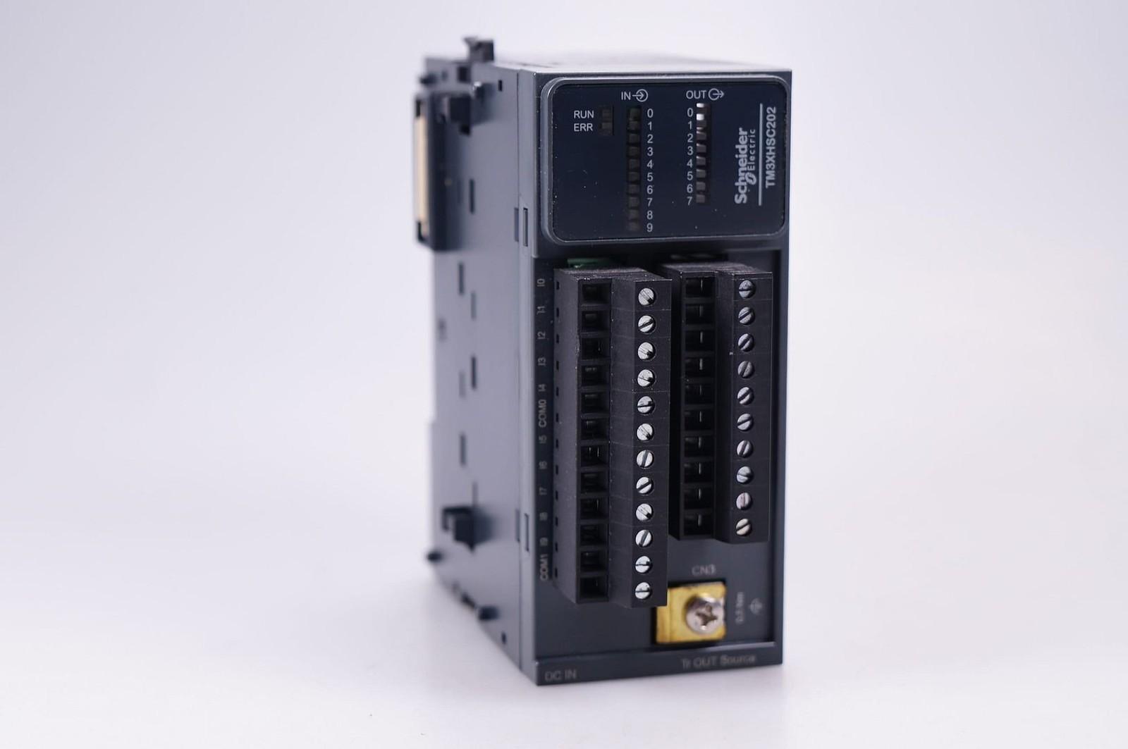 counter module, Modicon TM3, high speed, 2 channels HSC, 10 inputs, 8 outputs, screw