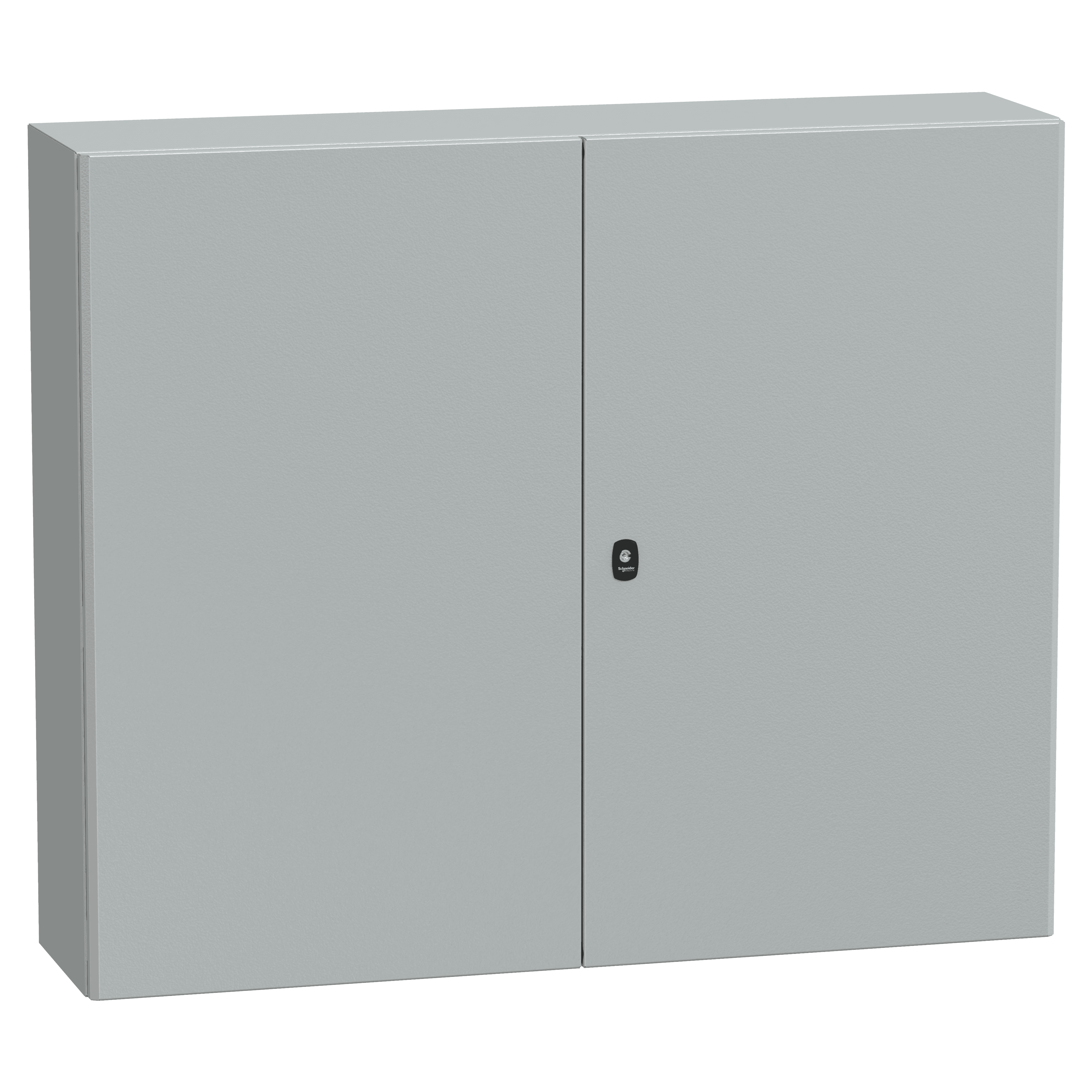 Wall mounted steel enclosure, Spacial S3D, double plain door, without mounting plate, 1000x1200x300mm, IP55, IK10