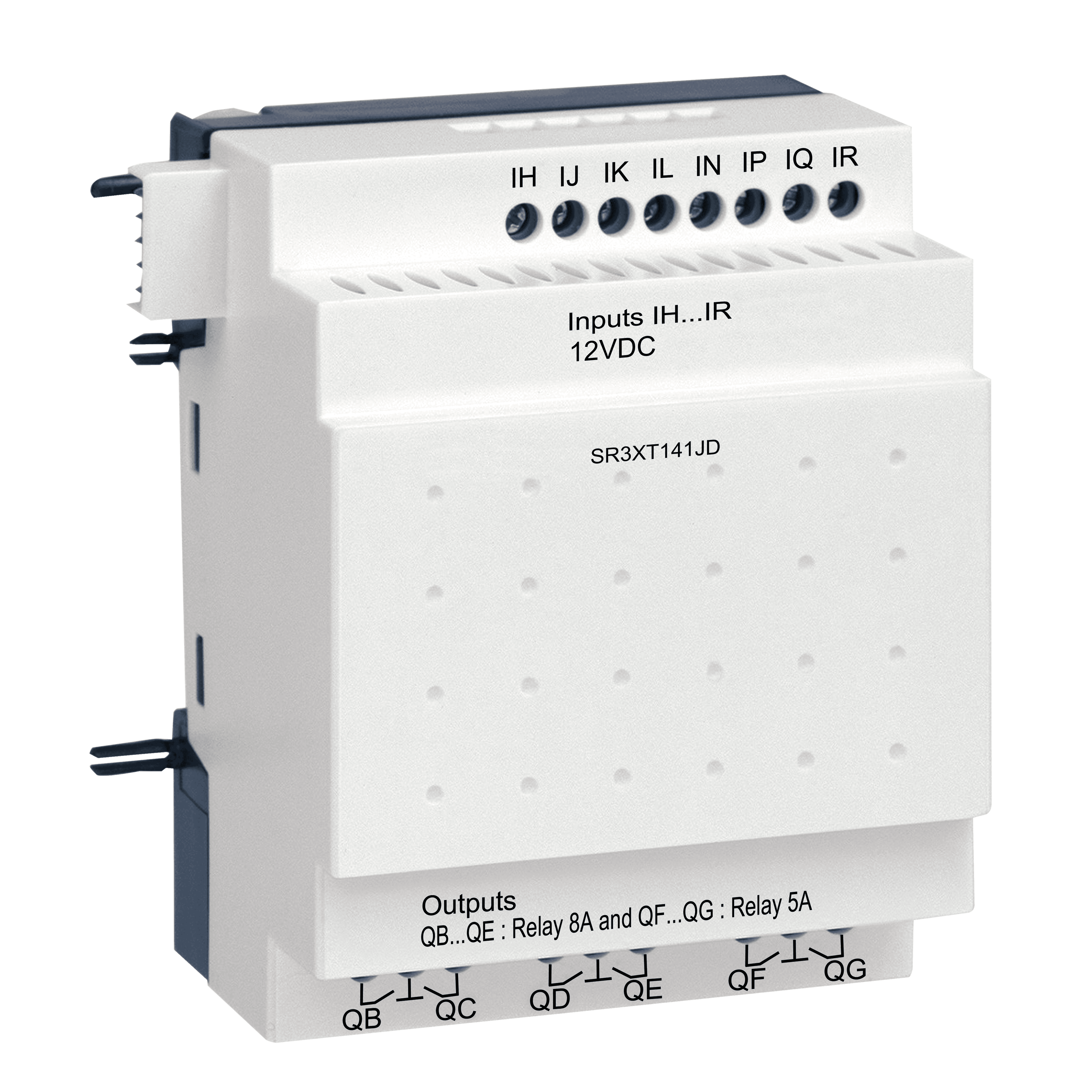 discrete IO extension module, Zelio Logic SR2 SR3, 14 IO, 12V DC