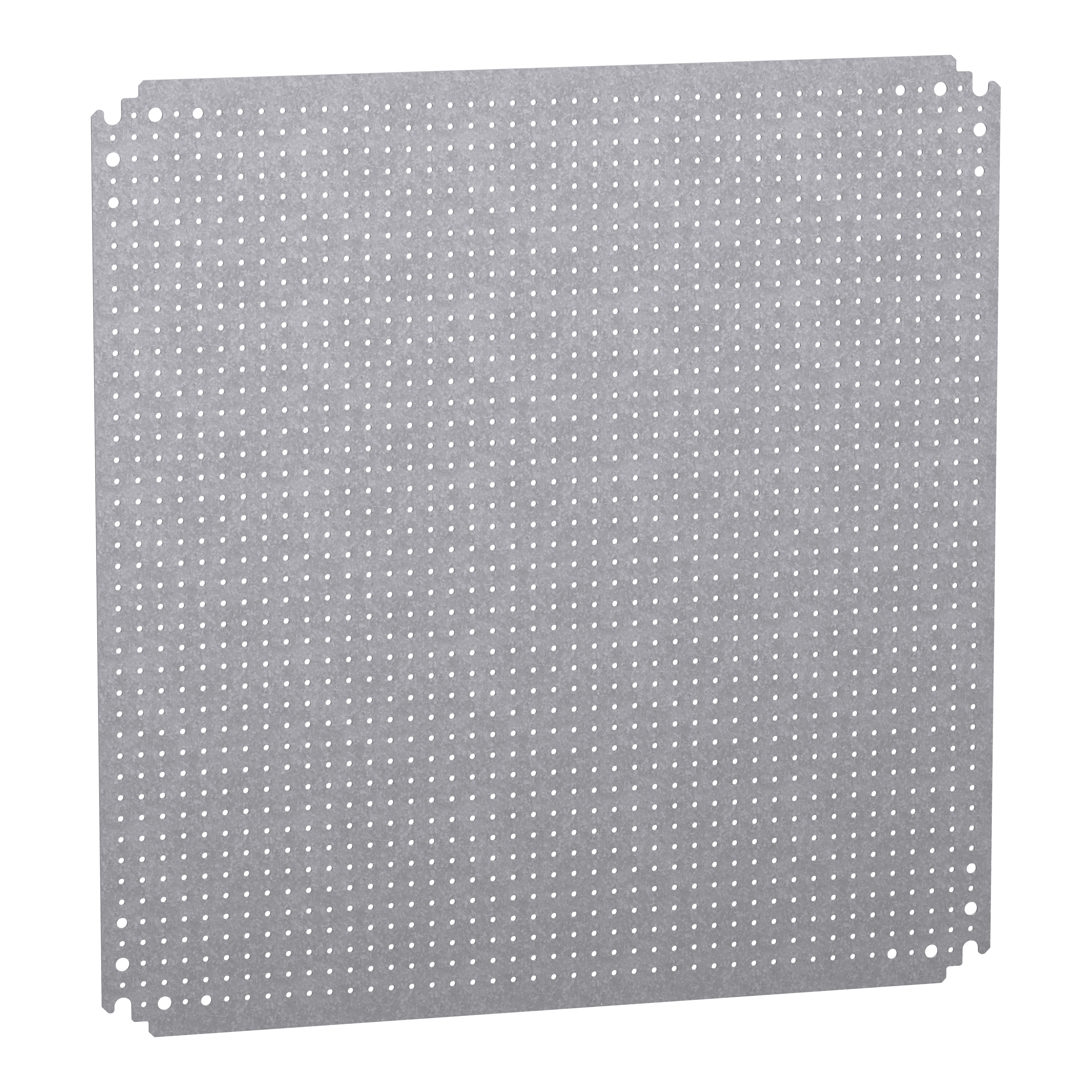 Microperforated mounting plate H600xW600 w/holes diam 3,6mm on 12,5mm pitch