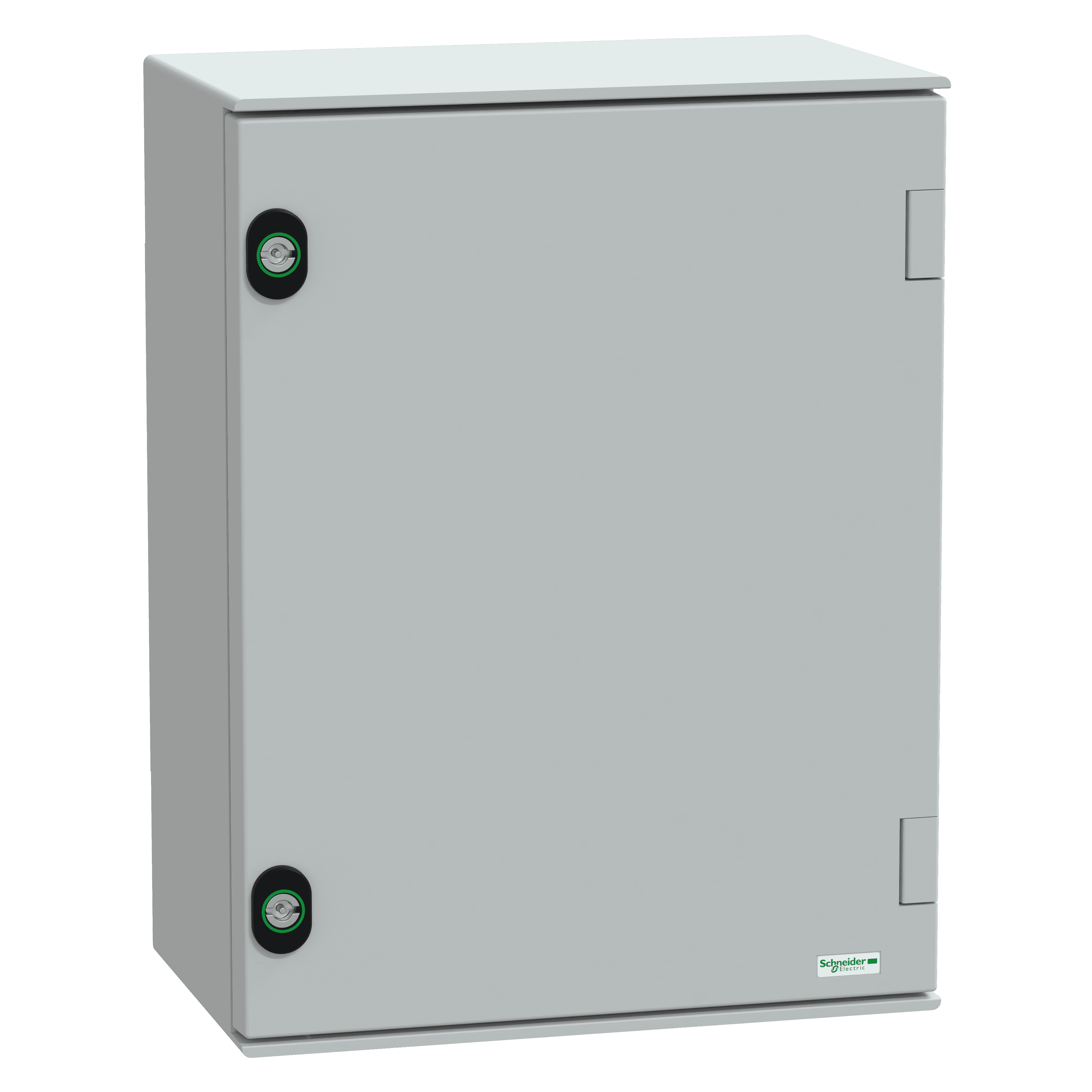 Wall mounted polyester enclosure, Thalassa PLM, plain door, 430x330x200mm, IP66, IK10, RAL 7035