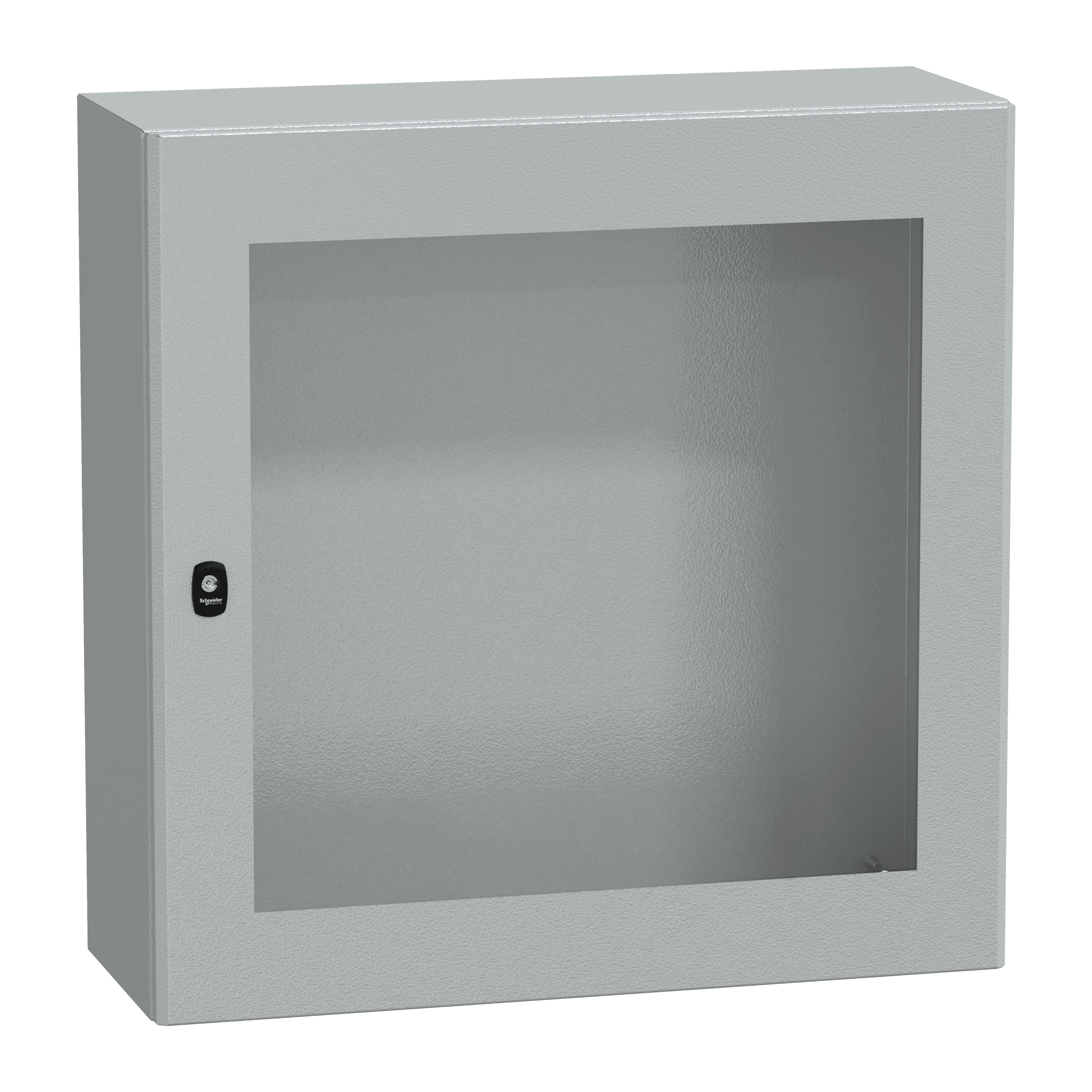 Wall mounted steel enclosure, Spacial S3D, plain door, without mounting plate, 800x800x300mm, IP66, IK10