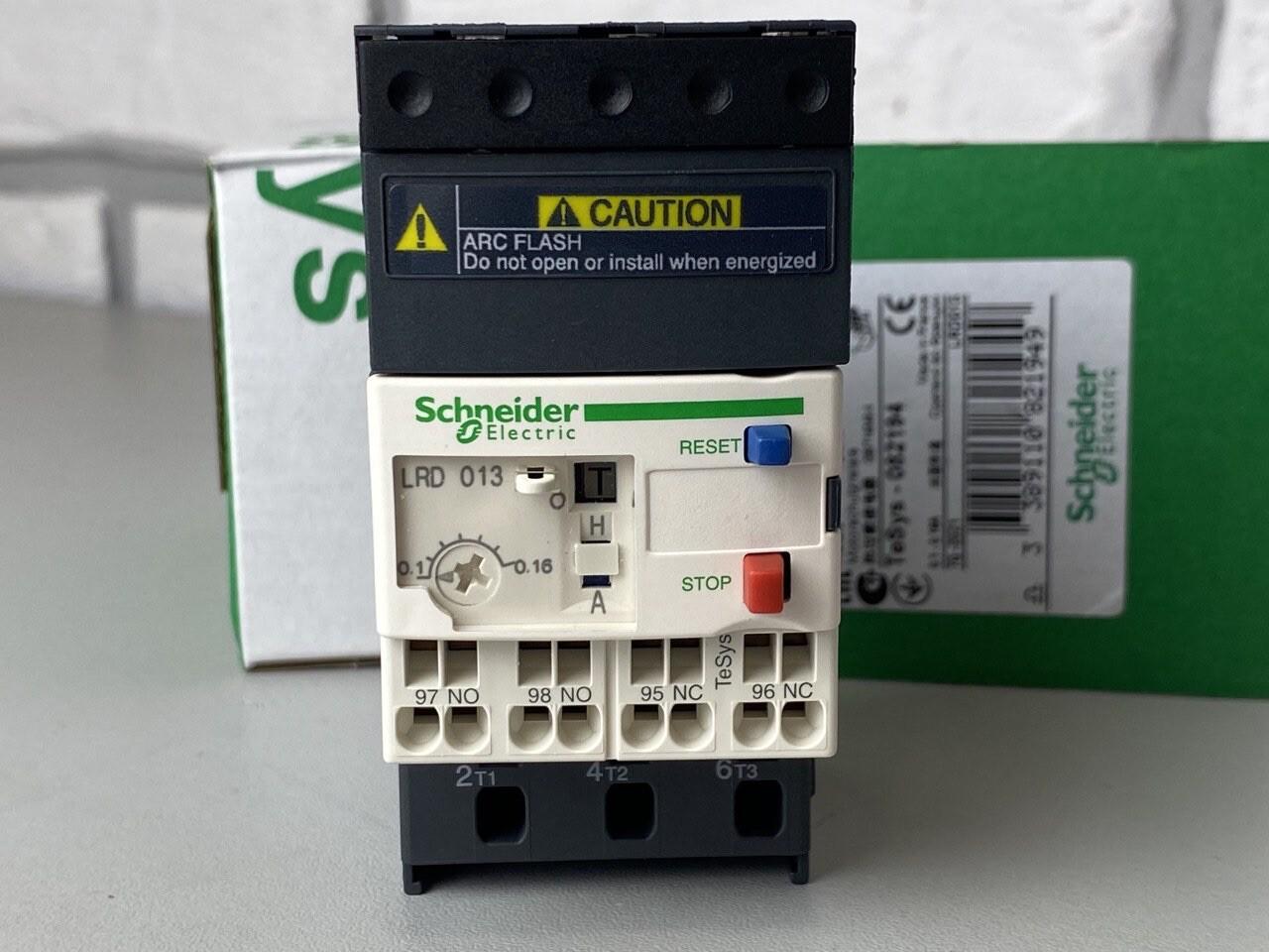 TeSys 082194 LRD LRD013 thermal overload relays 0.1..0.16A class 10A