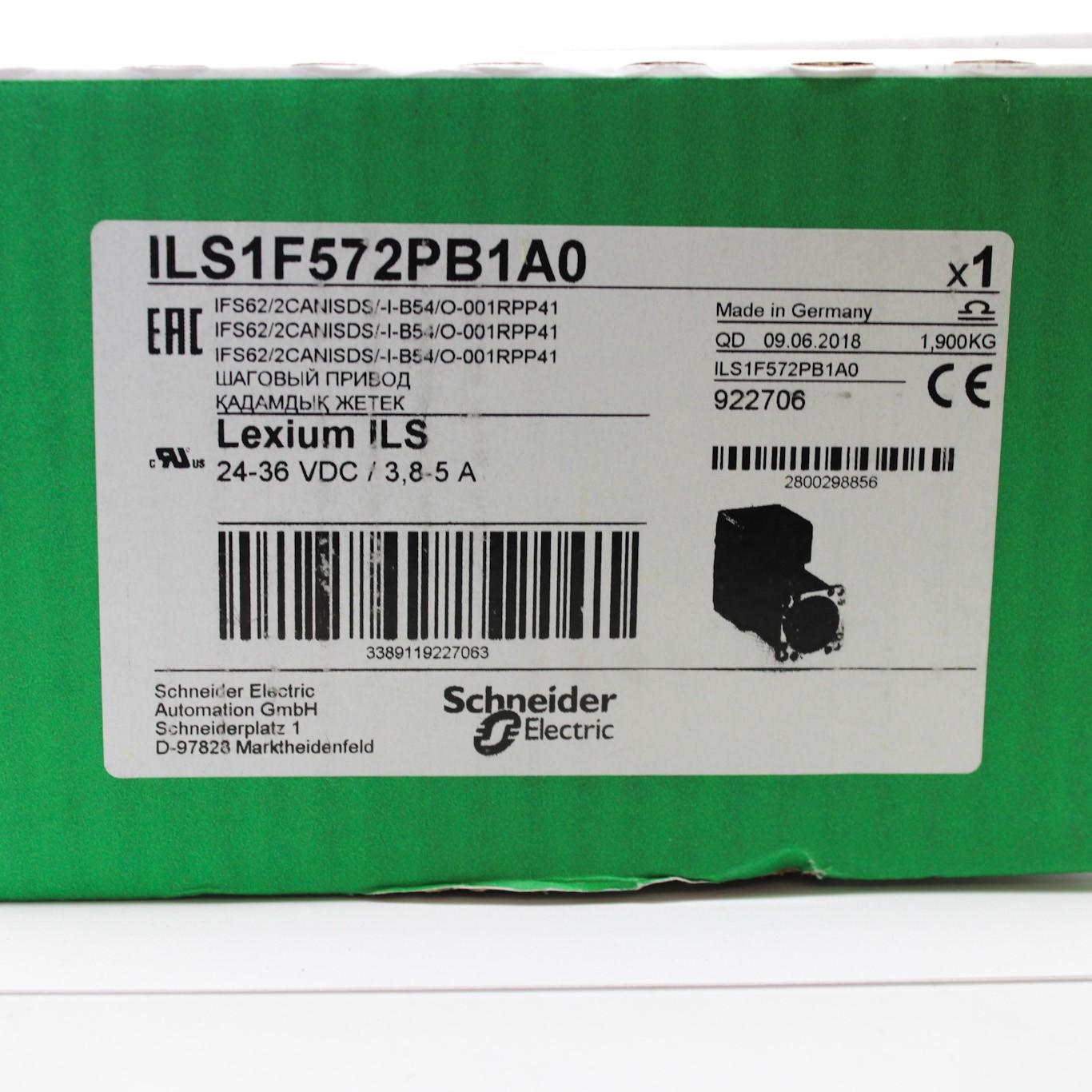 integrated drive ILS with stepper motor - 24..36 V - CANopen DS301 - 3.5A