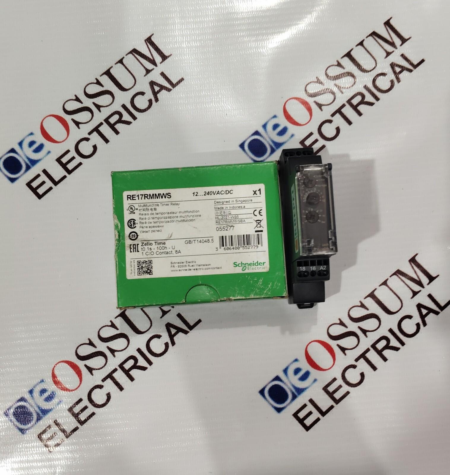 Minuterie RE17RMMWS 0.1S-100H TENSION 12-240VAC/DC