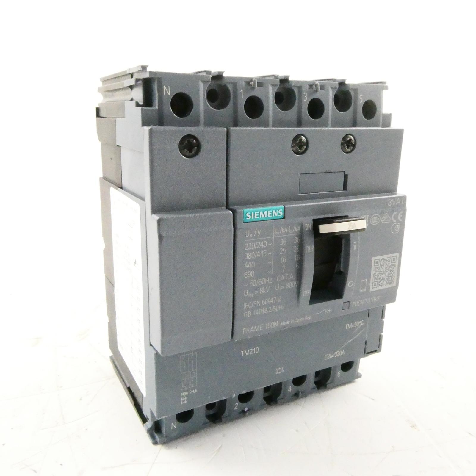 BRKR 3VA11 4P 25A 25KA FTFM 100NTRL BOX