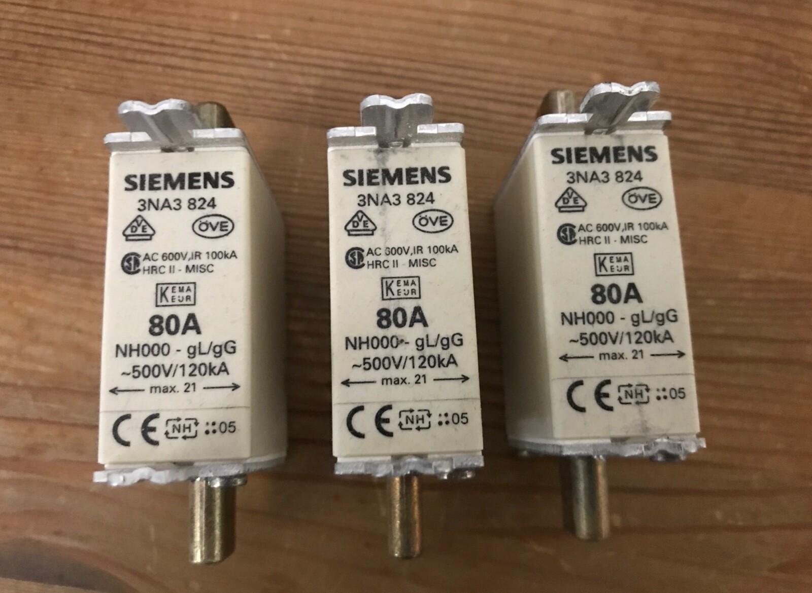 FUSE LINK, LV HRC, 80A, 500VAC, 250VDC