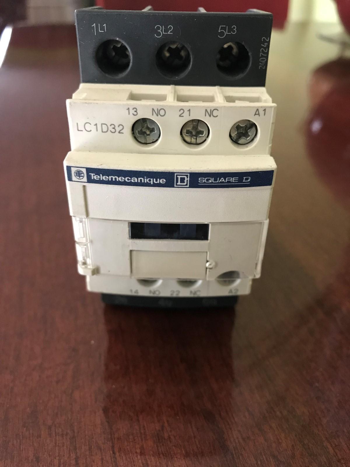 IEC contactor, TeSys Deca, nonreversing, 9A, 5HP at 480VAC, up to 100kA SCCR, 3 phase, 3 NO, 120VAC 50/60Hz coil, open style