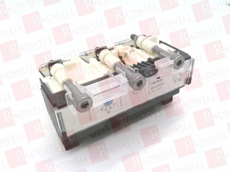 trip unit TM16D for ComPact NSX 100 circuit breakers, thermal magnetic, rating 16 A, 3 poles 3d