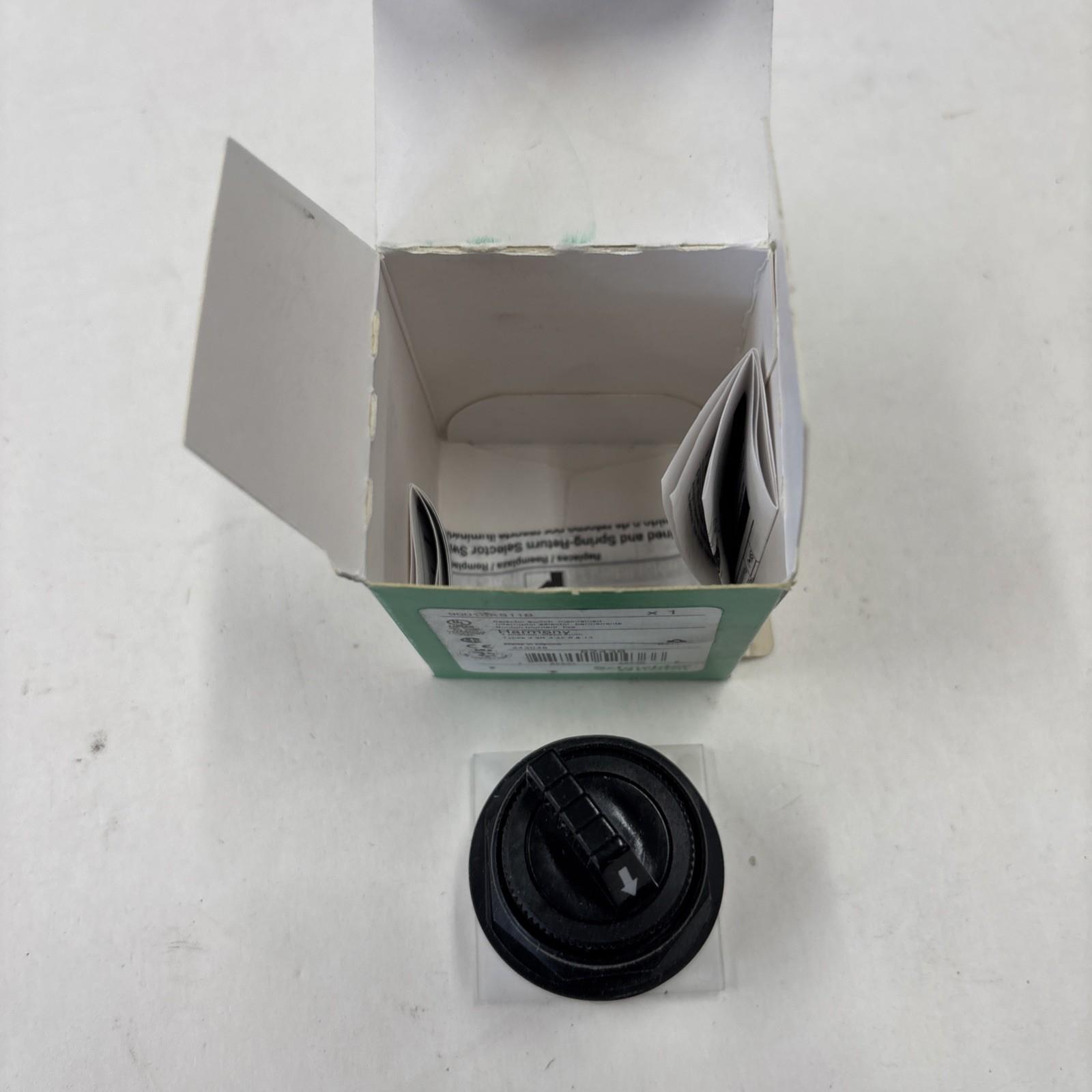 30mm Push Button, Type SK, selector switch, 2 position, black knob