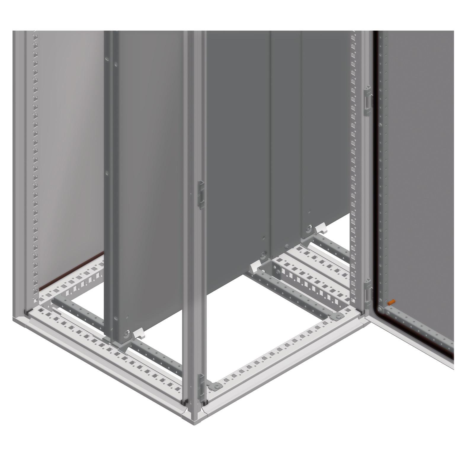 Brackets to fix intermediate mounting plates in back to back position, PanelSeT SFN, Spacial SF, Spacial SM, set of 2