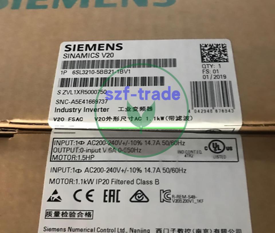 SINAMICS V20.FSAC.1AC230V 1.1kW FilterC1