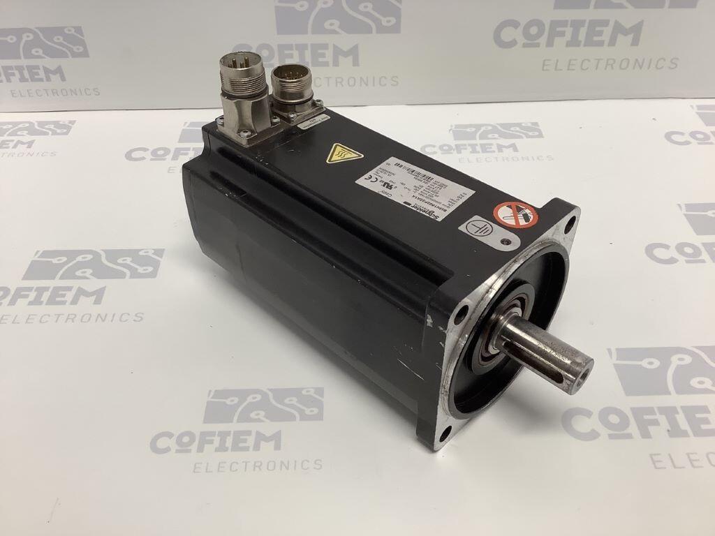 servo motor BMH, Lexium 32, 8.4Nm, 6000rpm, keyed shaft, without brake, IP65, IP67, 128 multiturn encoder, straight