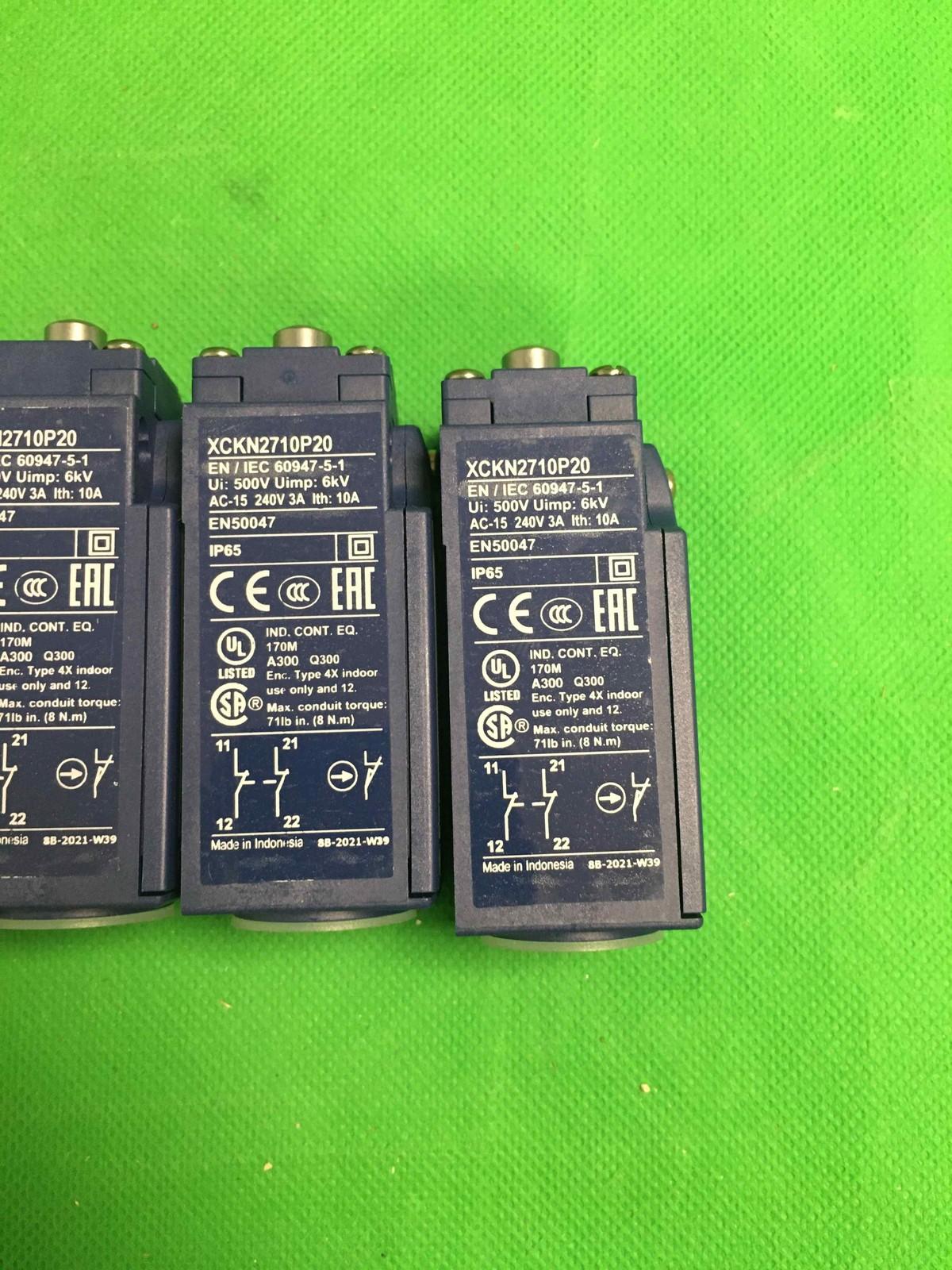 Limit switch, Limit switches XC Standard, XCKN, metal end plunger, 2NC, slow, M20