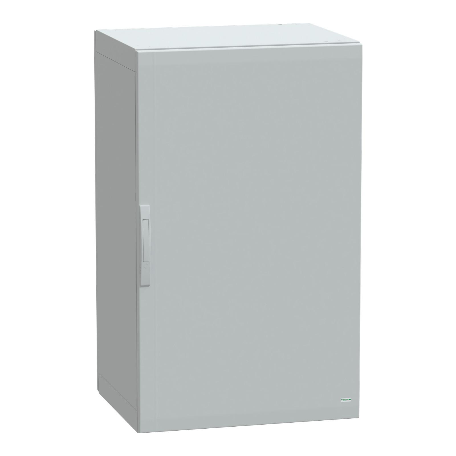 Floor standing polyester enclosure, Thalassa PLA, plain door, completely sealed, 1250x750x620mm, IP65, IK10