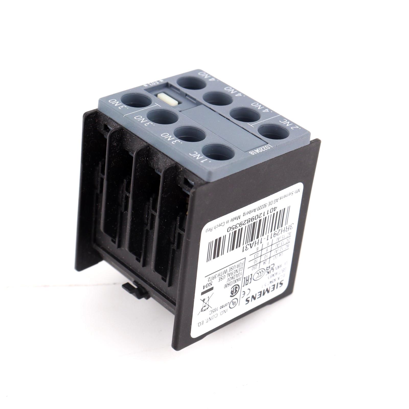 AUX. SWITCH 3NO+1NC FOR S00 SCREW
