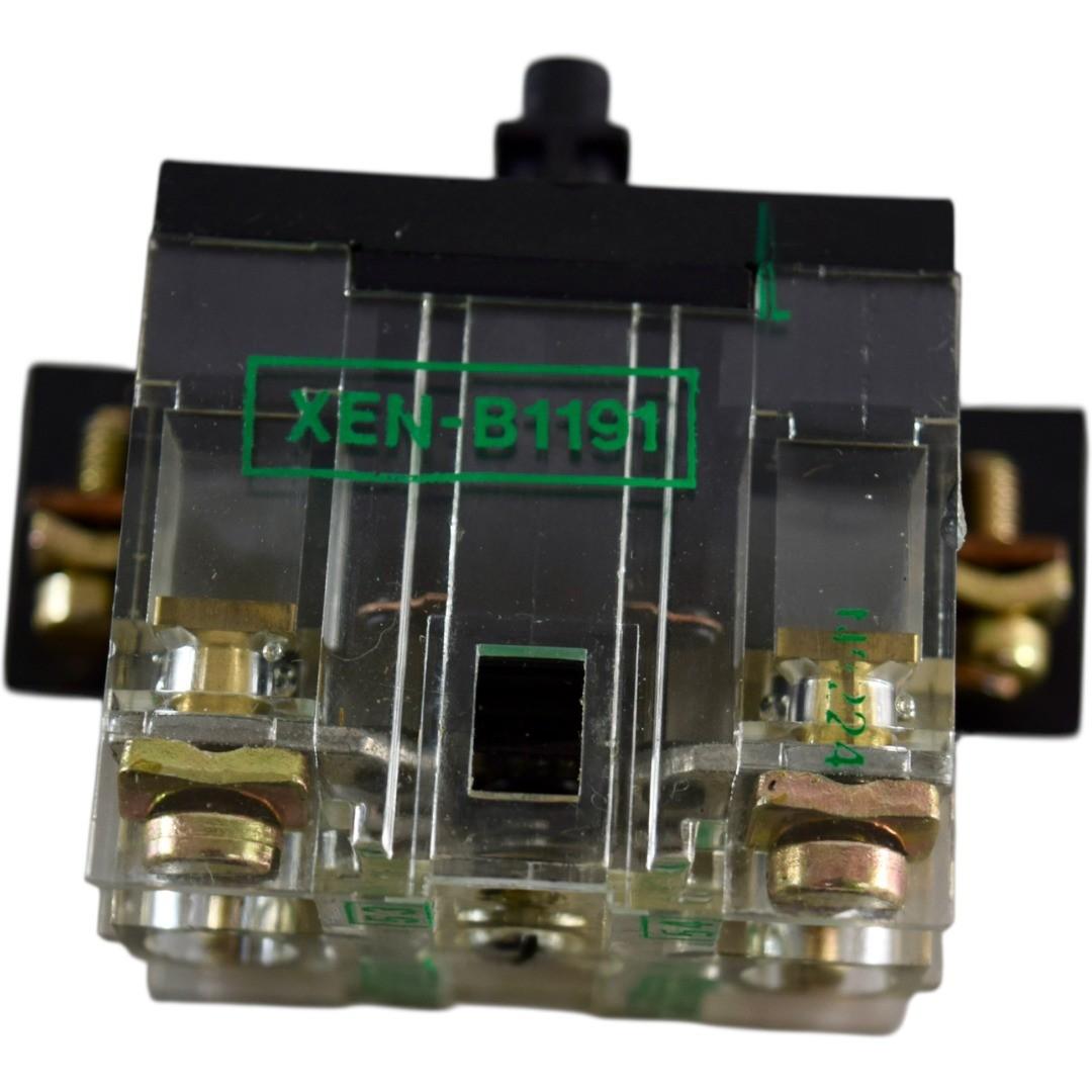 Contact block, Harmony XAC, single contact, spring return, 2-speed, front mounting, 1 C/O + 1NO
