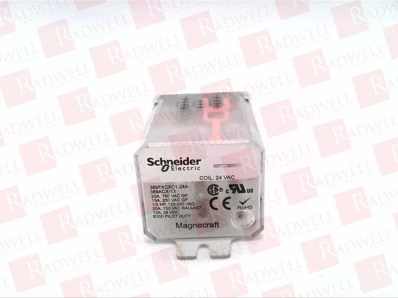Power relay, SE Relays, 3PDT, 20A, 24 VAC, side flange cover