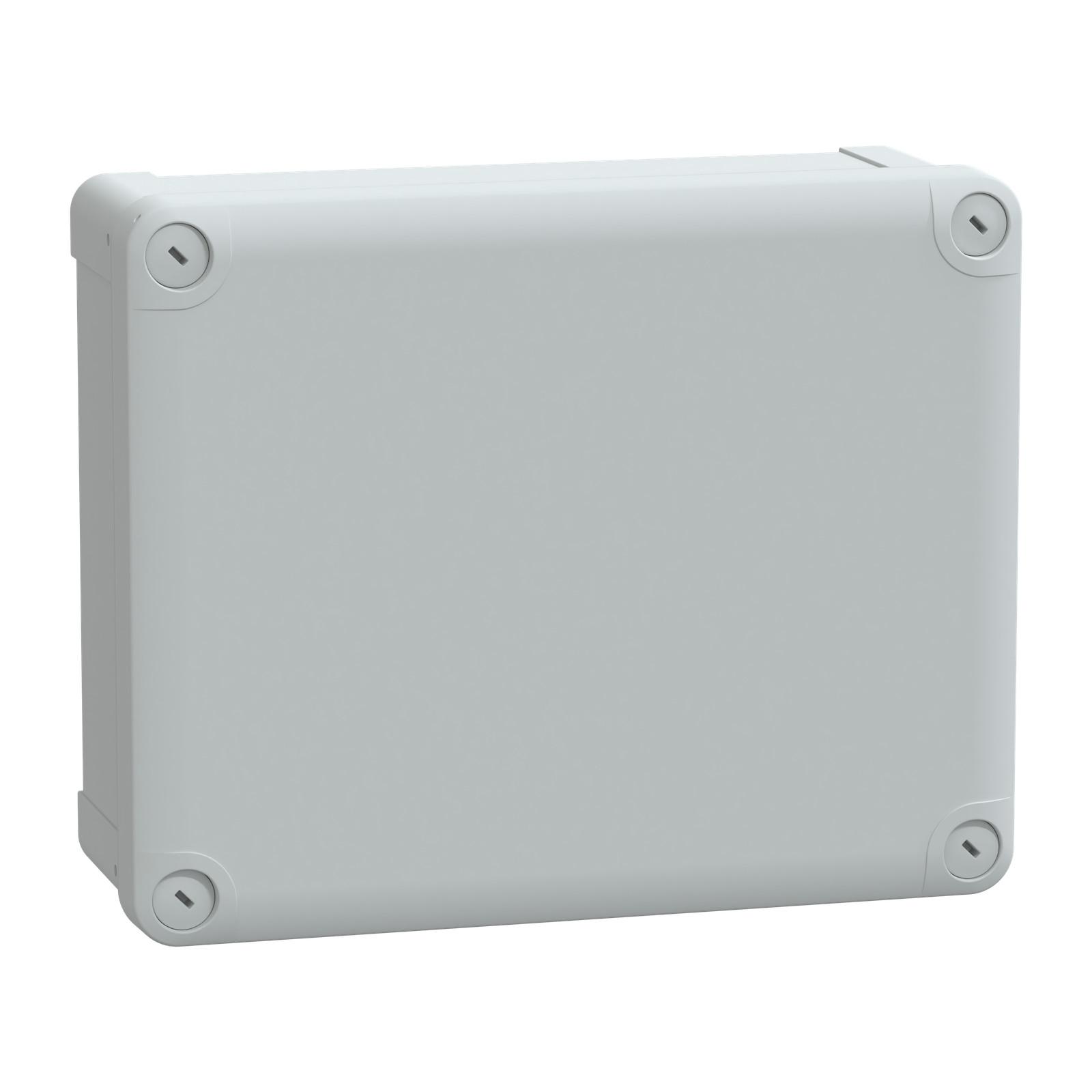 PC box IP66 IK08 RAL7035 Int.H225W175D80 Ext.H241W194D194 opaque PC cover H20