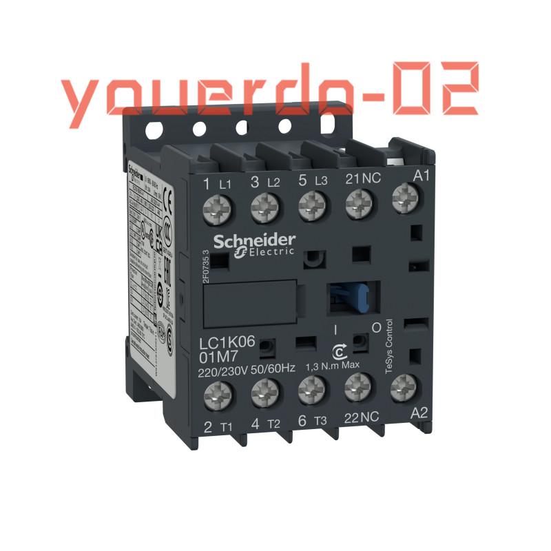 Contactor, TeSys K, 3P, AC-3, lt or eq to 440V 9A, 1 NC aux., 42VAC coil