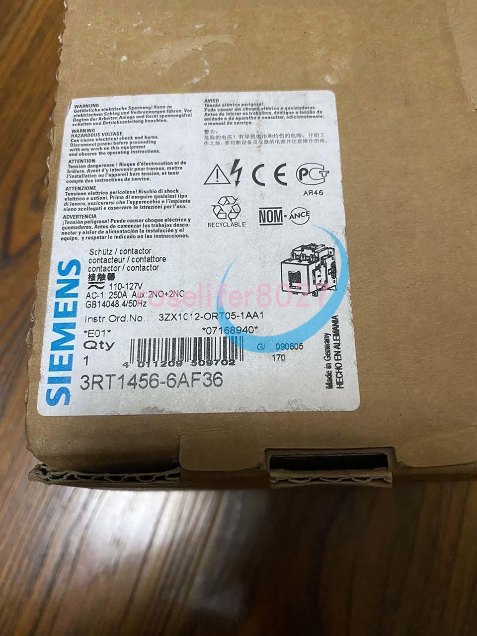 CONTACTOR RES S6 275A 110-127VUC 3P BAR