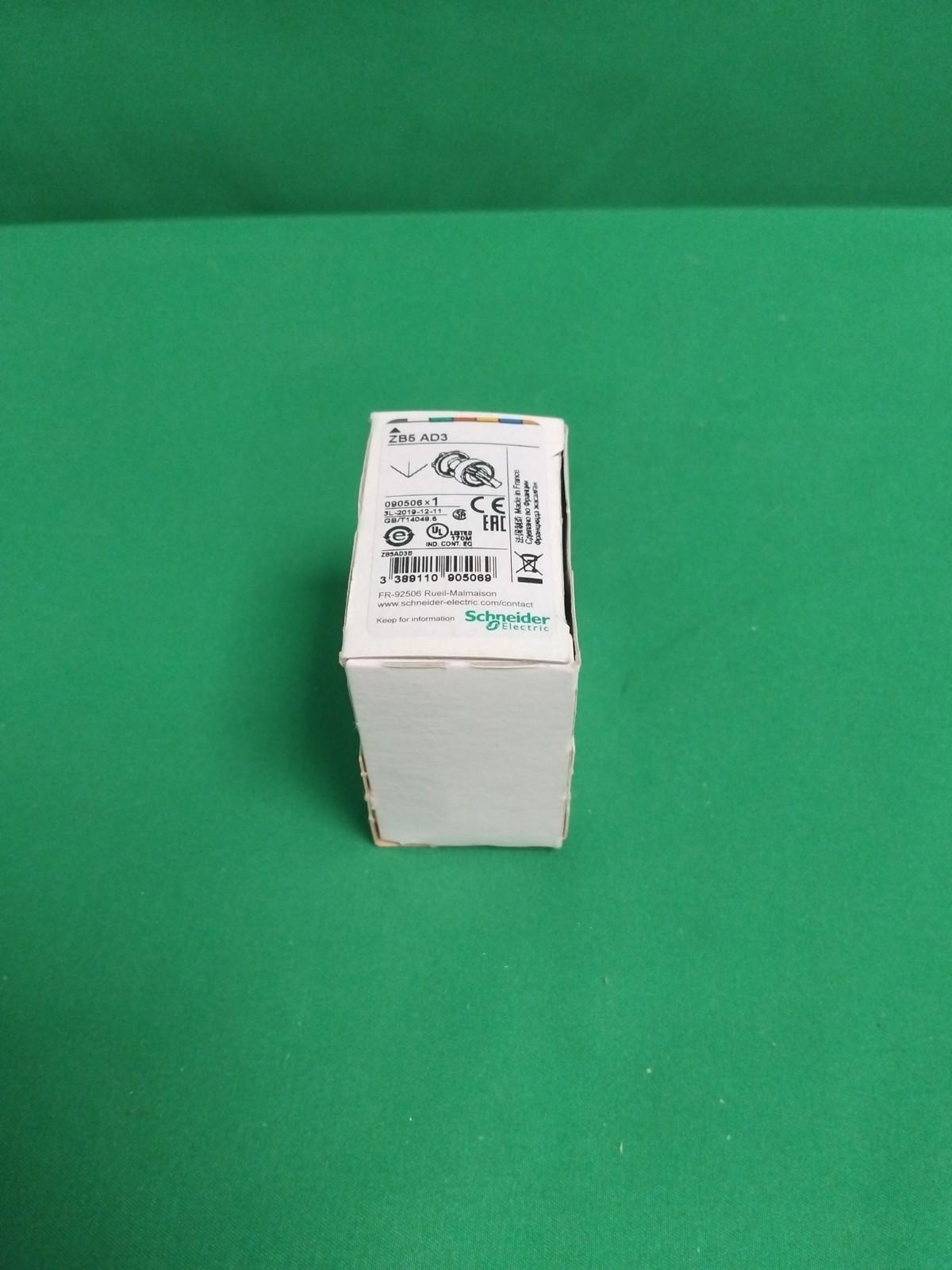 Harmony, 22mm Push Button, selector switch operating head, 3 position, maintained, black, unmarked