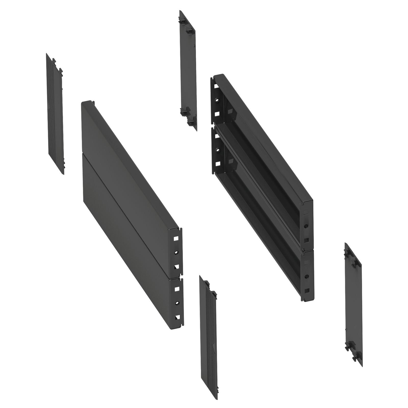 Side panels for the plinth, PanelSeT SFN, Spacial SF, Spacial SM, for electrical enclosure D500mm, set of 4, H200mm
