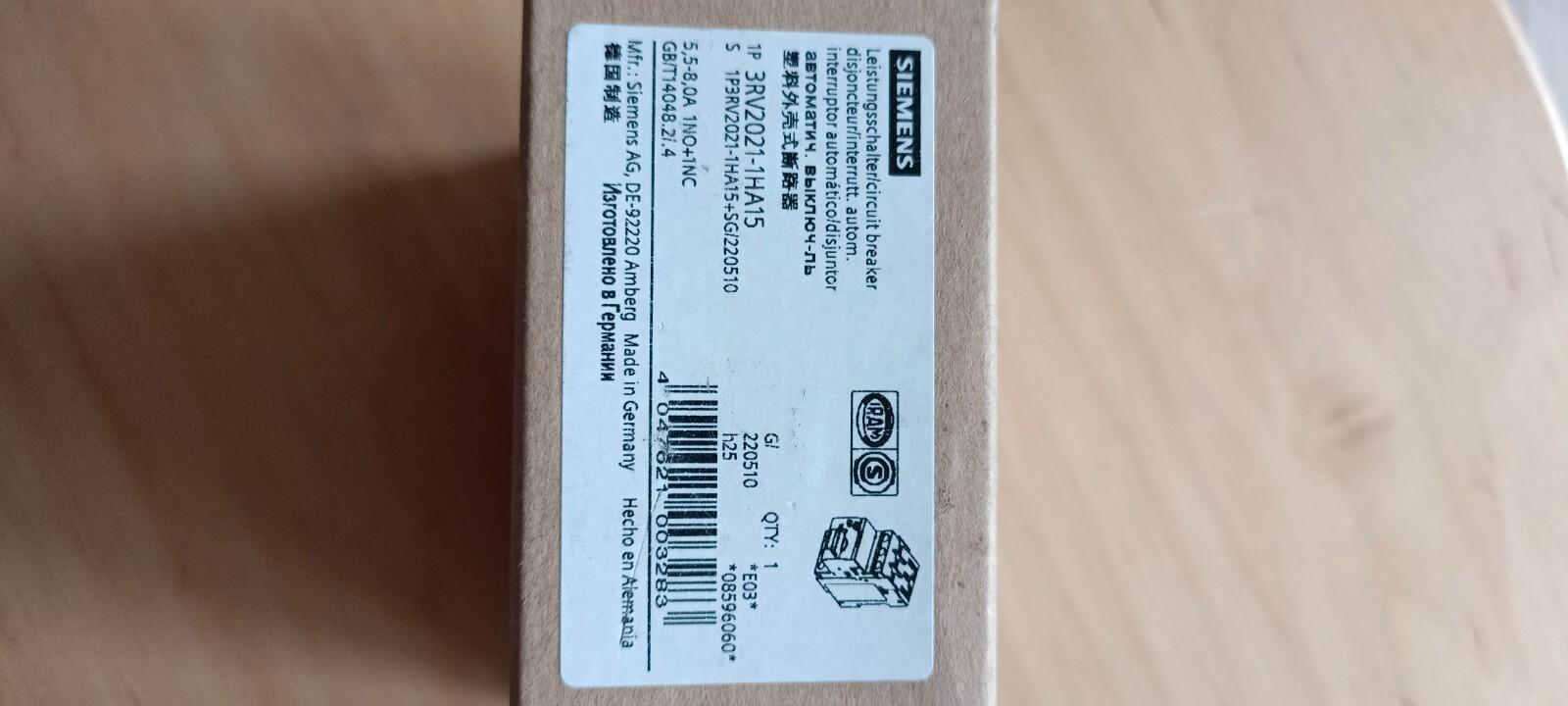 MSP S0 5.5-8A SCRW W/AUX 1NO/1NC