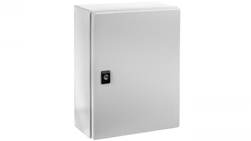 Spacial CRN plain door with mount.plate. H400xW300xD150 IP66 IK10 RAL7035..