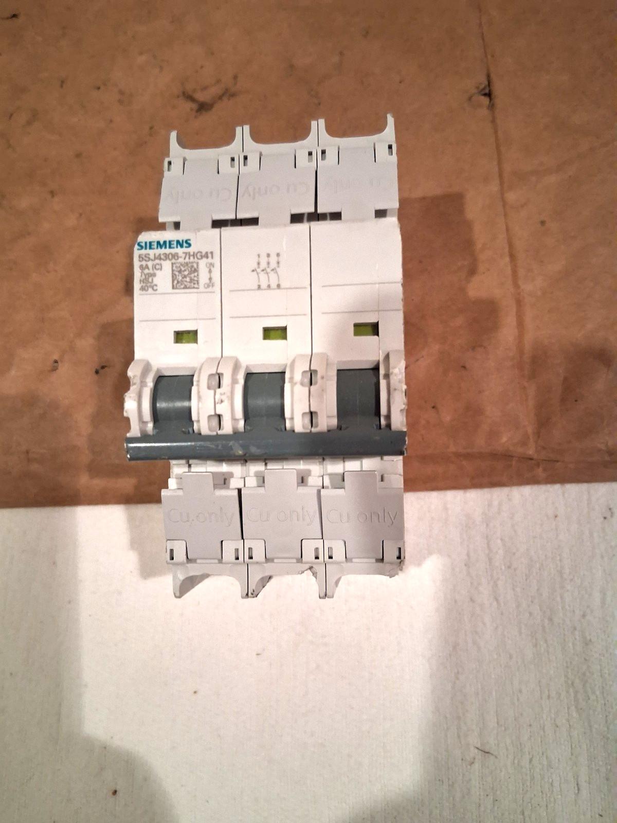 MCB 5SJ4 3P 240V 6A 14K C-TRIP
