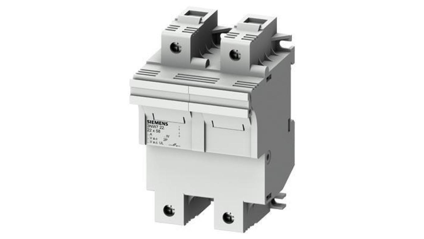 FUSE HOLDER, 2-POL, 100A, 22X58MM FUSE