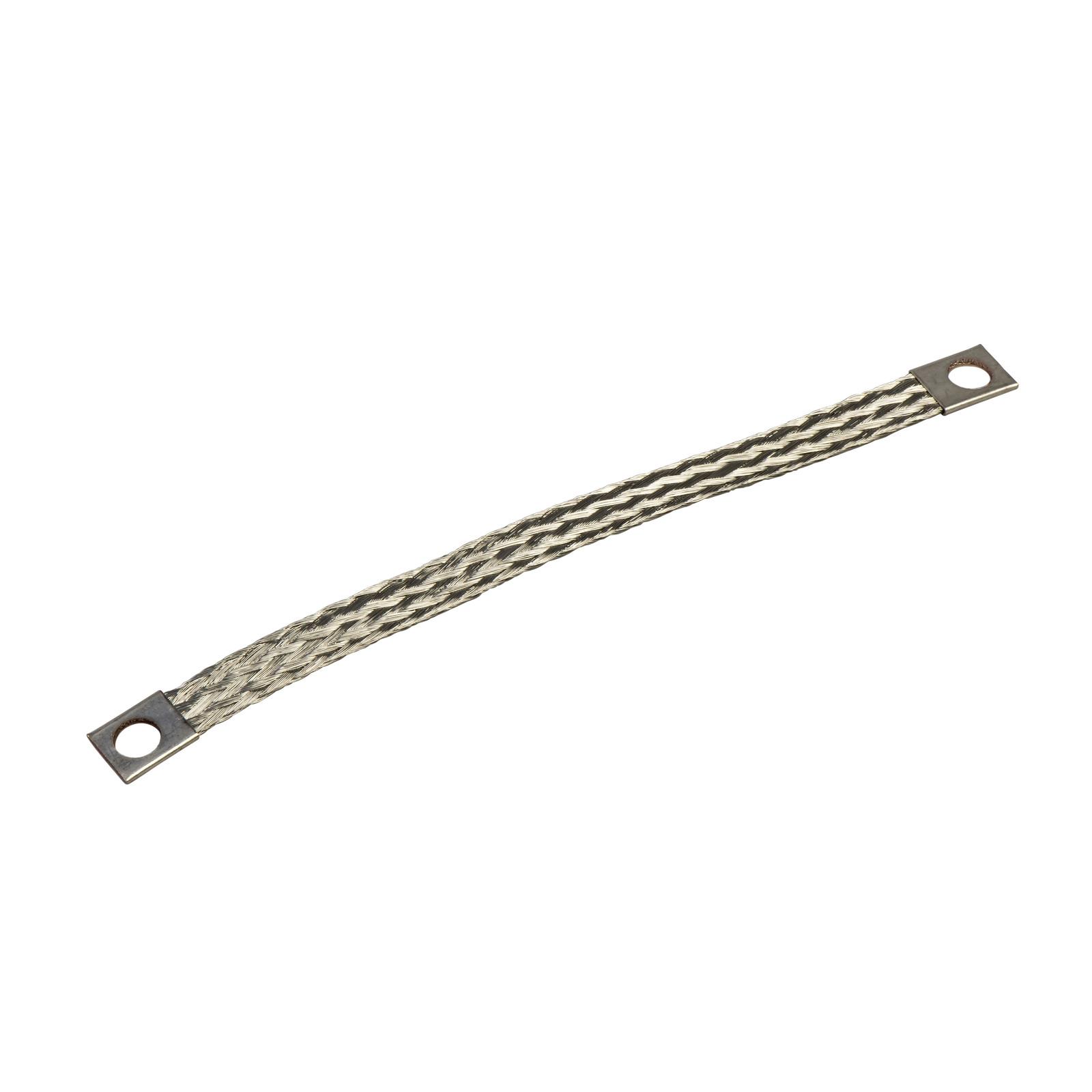 Earth braids section 6mm², length 150mm, eyebolt 7mm. Packaging unit: 10.