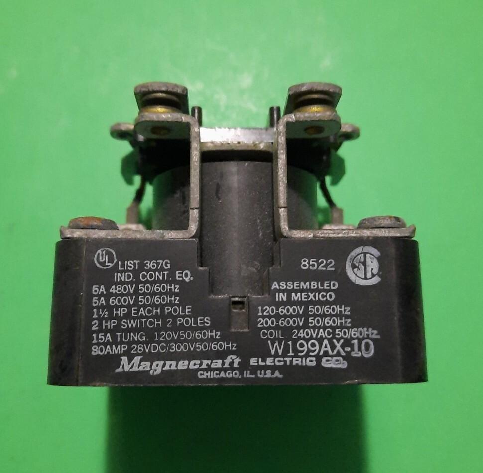 Power relay, SE Relays, DPST-NO, 40A, 240 VAC, open type, heavy duty