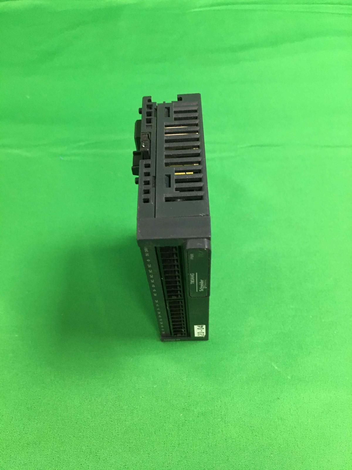 analog input module, Modicon TM3, 4 inputs, spring, 24V DC