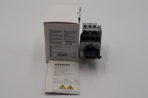 Main switch 3-pole Rated