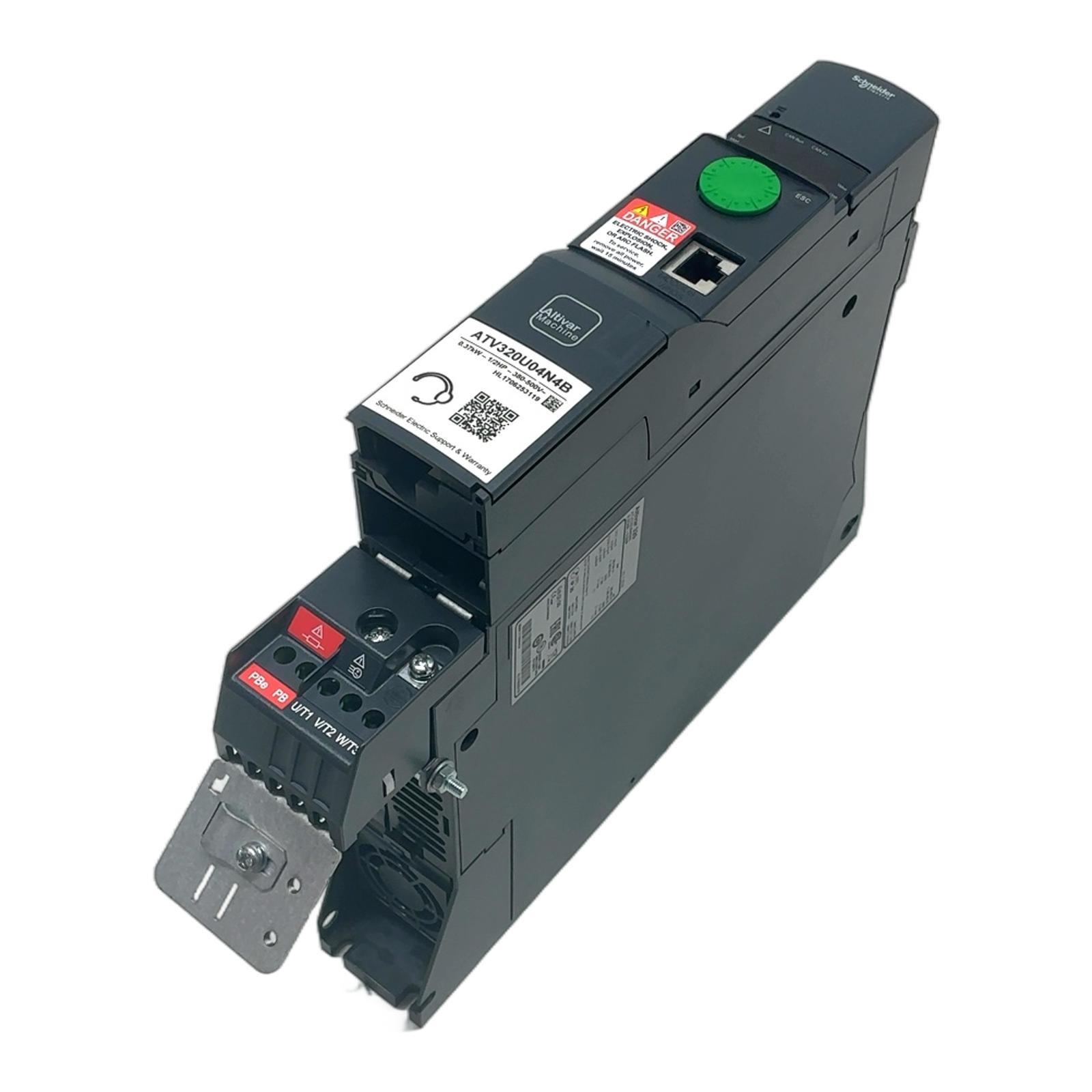 variable speed drive, Altivar Machine ATV320, 0.37kW, 380 to 500V, 3 phases, book